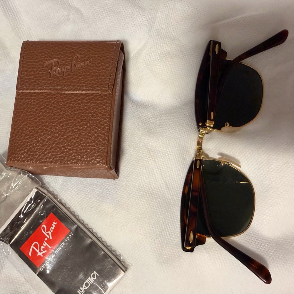 Ray-Ban 2176 Brown and Gold Sunglases Unisex